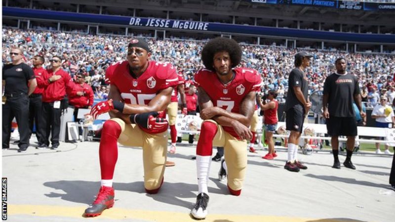 Colin Kaepernick Former Nfl Quarterback Settles Collusion Case Bbc