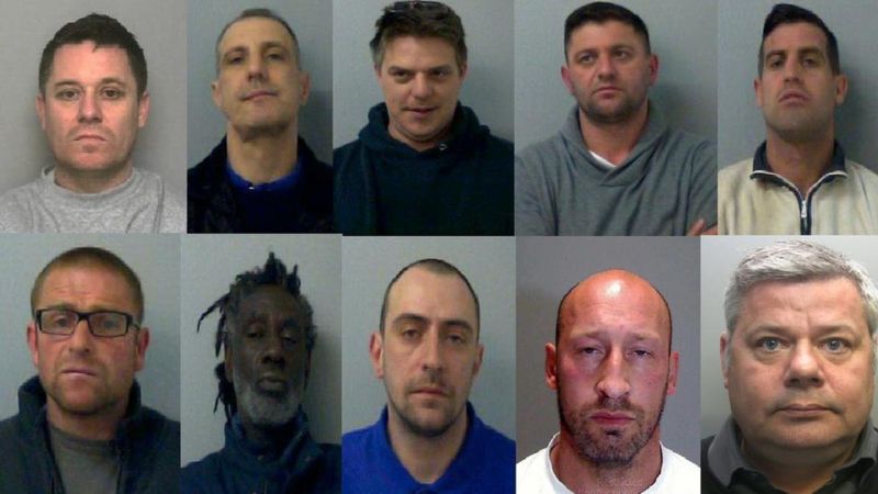 Gang Of Ten Jailed For Drug Dealing In South Of England - BBC News