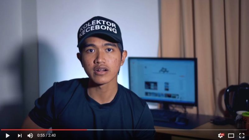 Kaesang: 'YouTuber amatir' yang buat vlog tentang Jokowi