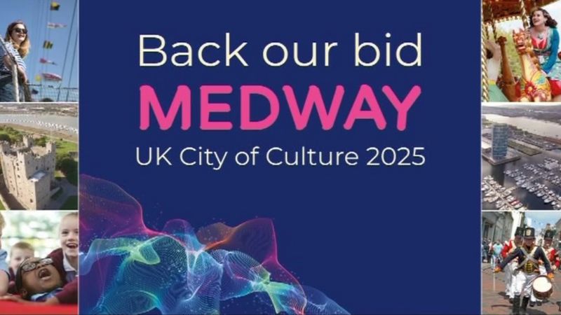 UK City of Culture 2025: Medway announces bid for honour - BBC News