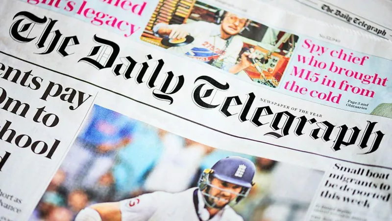 El editor del Daily Mail acuerda comprar el Daily Telegraph por 500 millones de libras