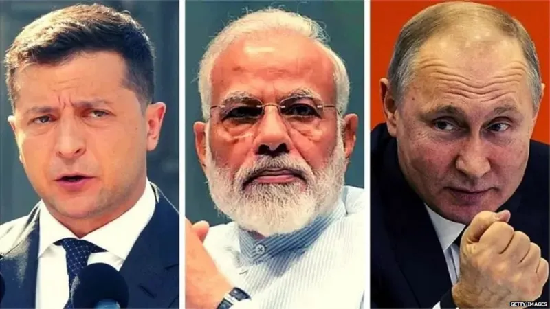 भारत को लेकर रूस और यूक्रेन के बीच वार-पलटवार