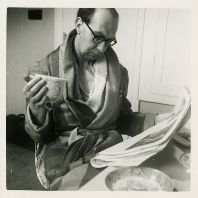 Poet and selfie pioneer: Philip Larkin's photographs offer 'a new ...