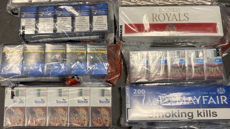 Customs Officers Seize 800,000 Illicit Cigarettes In Dundee Raid - BBC News