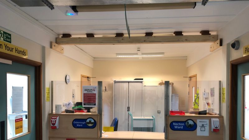 Queen Elizabeth Hospital In Kings Lynn Using Buckets To Catch Water