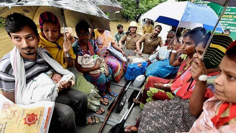 Indian Troops Battle Deadly Flooding In Chennai - BBC News