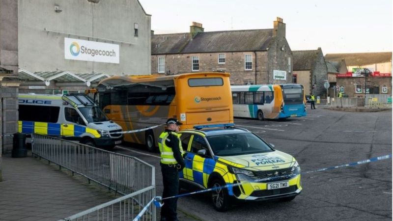 Bus driver who died after alleged assault in Elgin named - BBC News