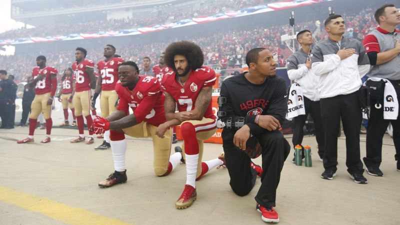 Take A Knee: Aspiring NFL Players On Colin Kaepernick’s Protests - BBC News