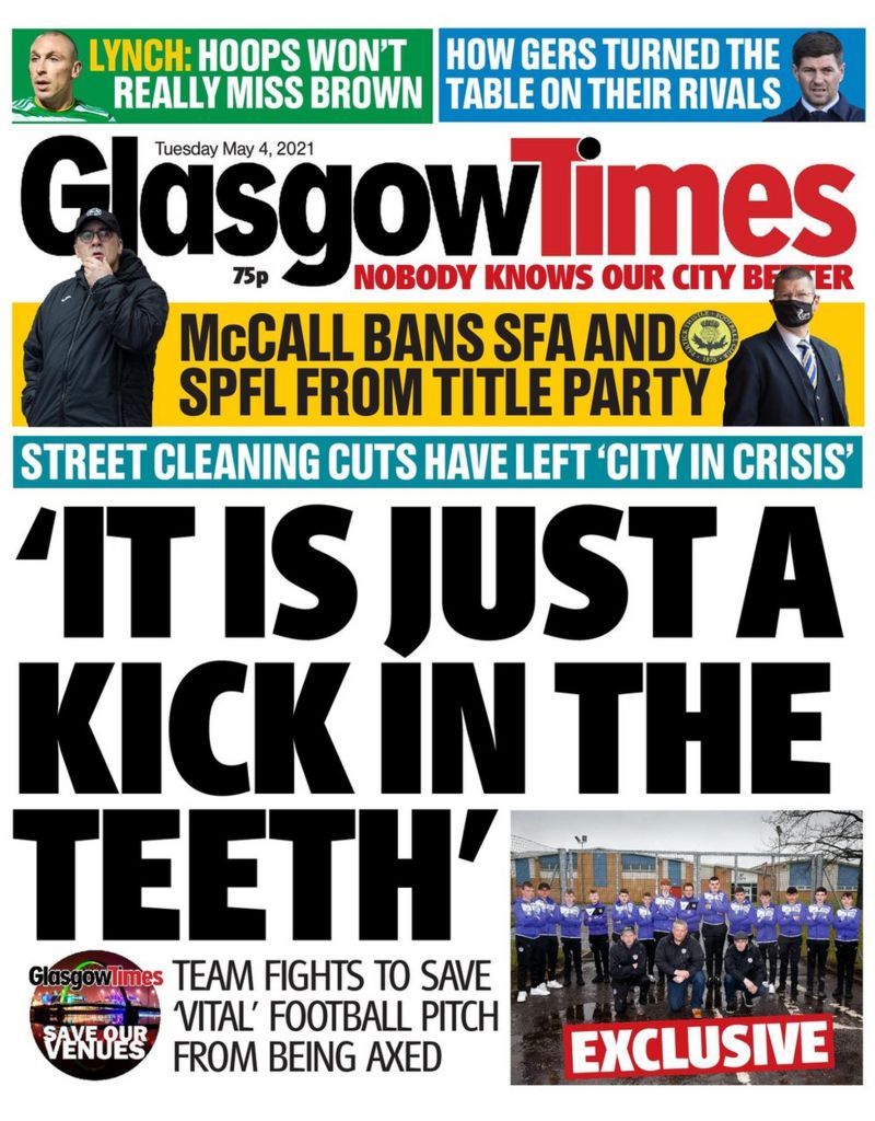 Scotland's papers Europe to open to tourists, and teachers' stress