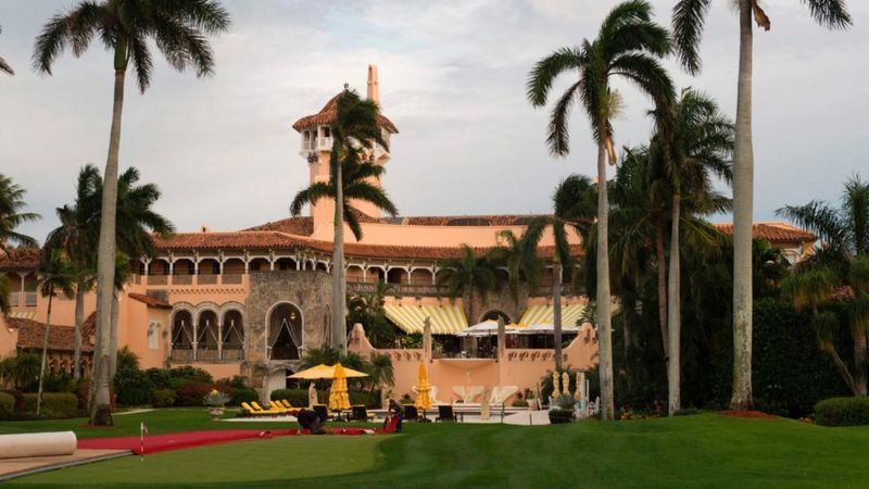 Trump Must Release Mar A Lago Visitor Records Judge Rules Bbc News