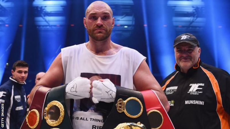 Tyson Fury: Former heavyweight champion suggests May comeback - BBC Sport
