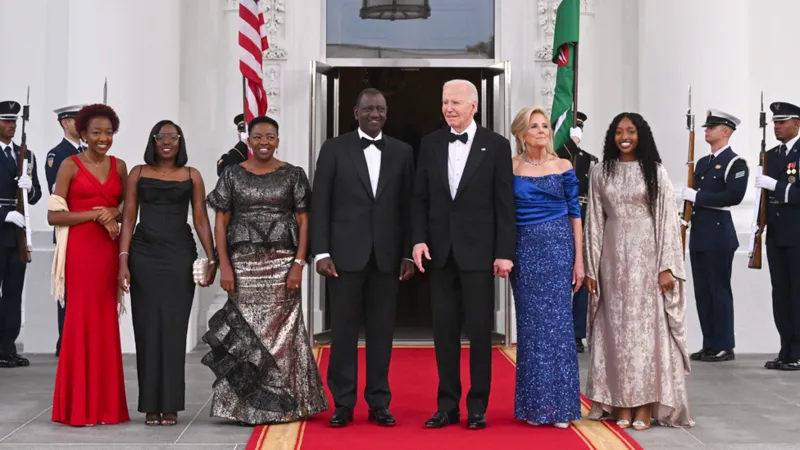 White House State Dinner: Obama and other stars woo Kenya's Ruto