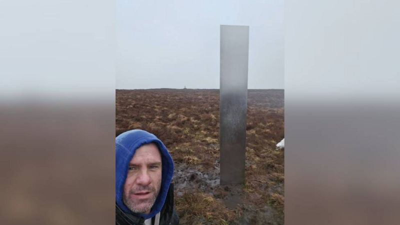 Mysterious Monolith Appears On Welsh Hilltop - BBC News