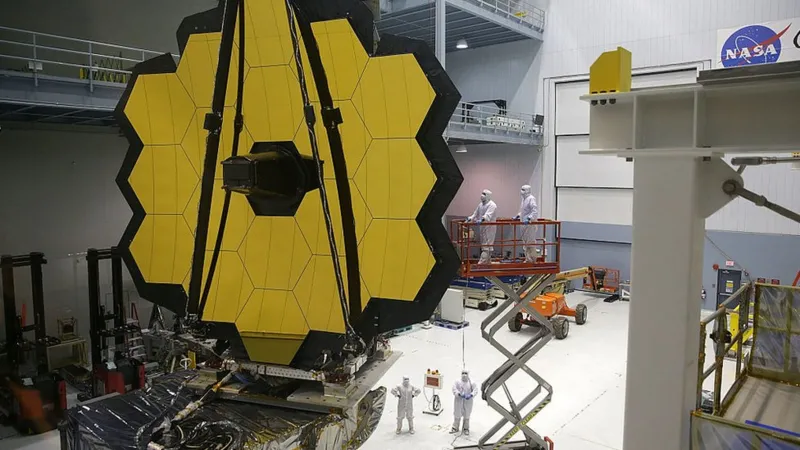 The James Webb Telescope was sent into space in December 2021.