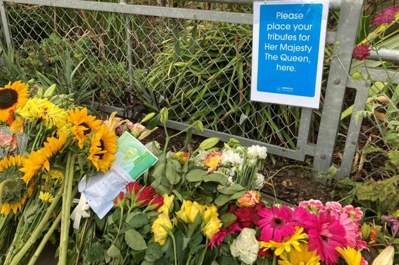 Norwich royal mourning bike rack closure signs altered after confusion