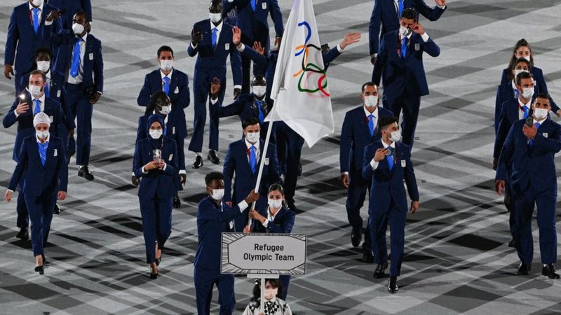 Tokyo Olympics: What Is The Refugee Olympic Team? - BBC Newsround