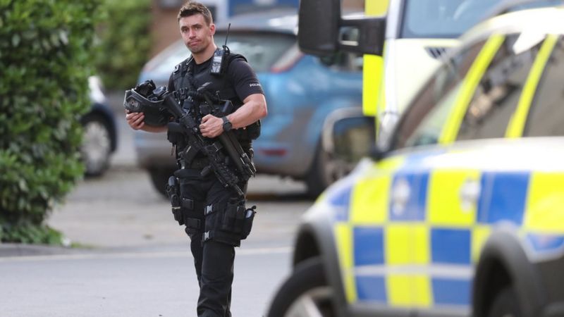 Oxford Shooting Police And Gunman In Standoff Bbc News