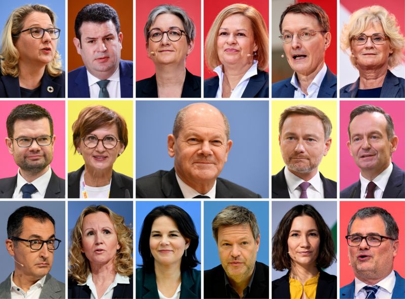 Фотографии всех членов нового правительства Германии