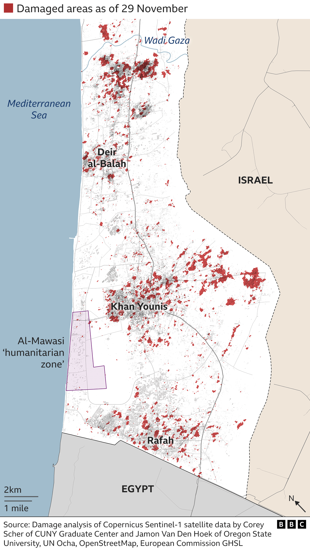 Nearly 100,000 Gaza buildings may be damaged, satellite images show ...