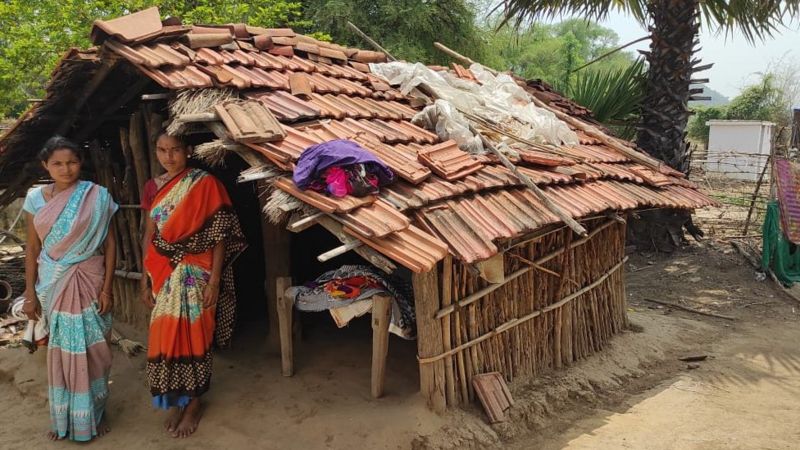 Banished for bleeding: Tribal Indian women get better period huts - BBC ...