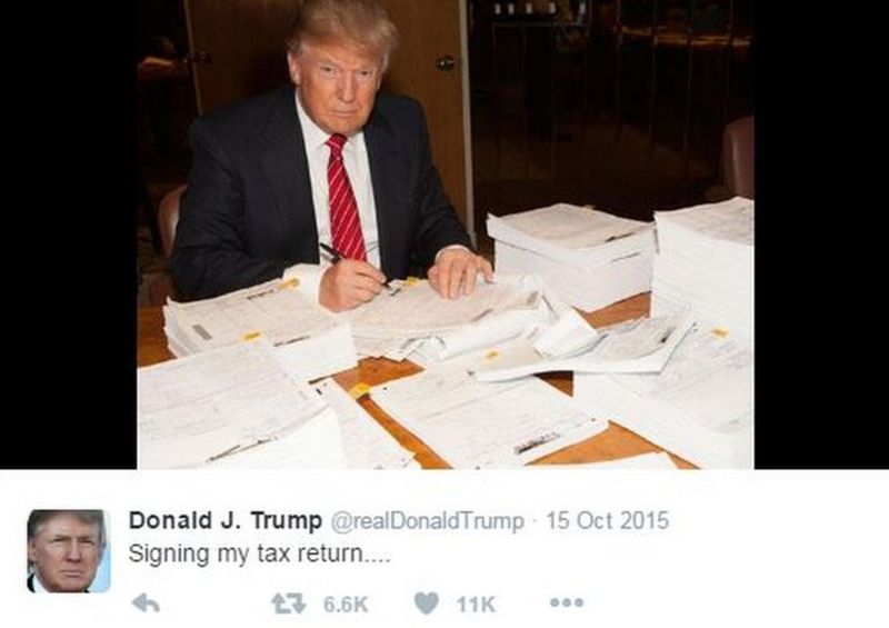 Whats In Donald Trumps Tax Returns Bbc News 