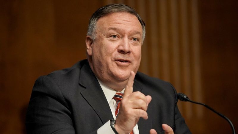 Mike Pompeo Steps Up Criticism Of Hsbc Over Hong Kong Bbc News