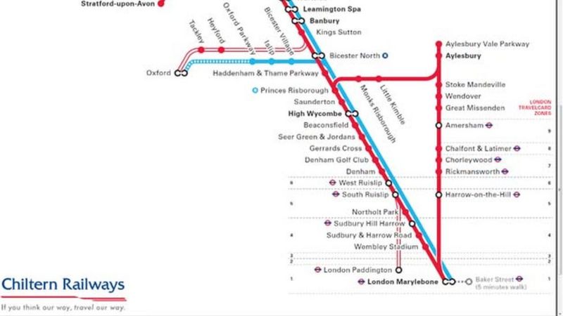 New £320m Oxford to London Marylebone rail line opens - BBC News