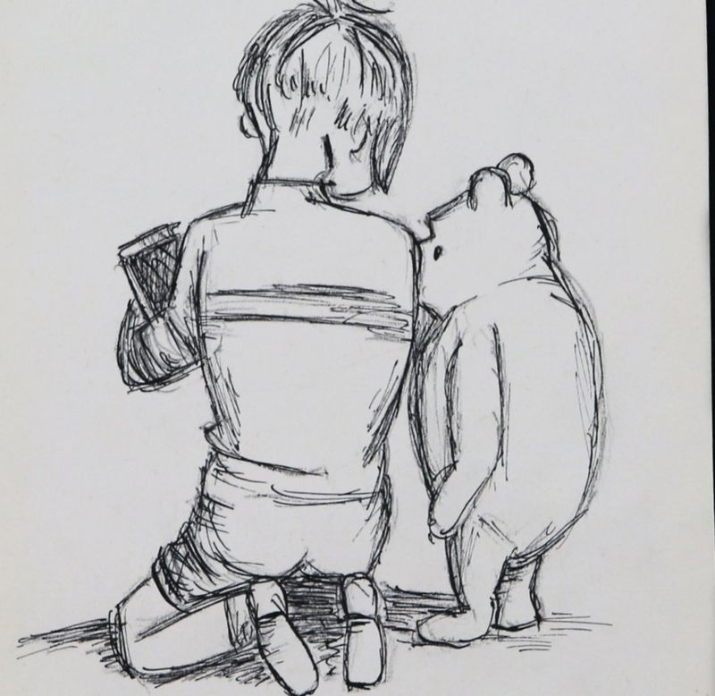 Unseen Winnie the Pooh sketches to be auctioned after decades under bed ...