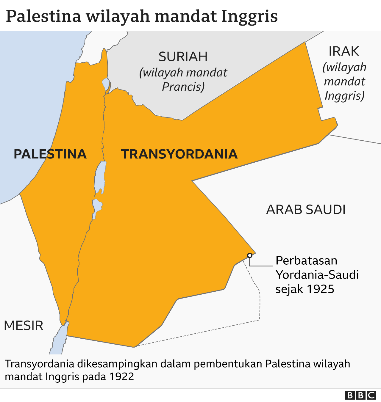 Israel-Palestina: Garis Perbatasan Dalam Peta Dari Masa Ke Masa - BBC ...