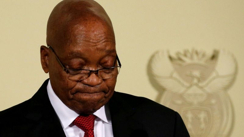 South Africa ex-President Jacob Zuma charged with corruption - BBC News