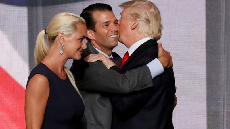 Trump Jr Wife In Hospital After Opening White Powder Envelope Bbc News