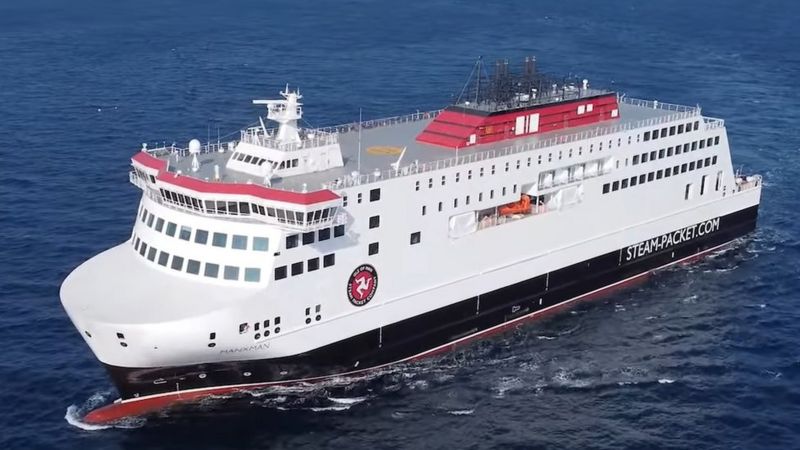 First look at inside of new £78m Isle of Man passenger ferry - BBC News