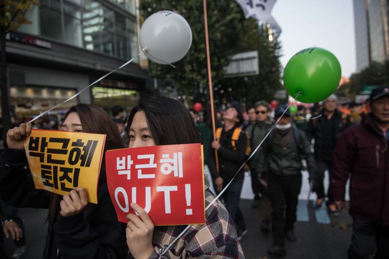 Las Multitudinarias Protestas Contra La Presidenta De Corea Del Sur ...