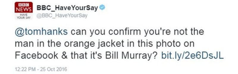 Bill Murray Or Tom Hanks Why People Are Confused Bbc News 