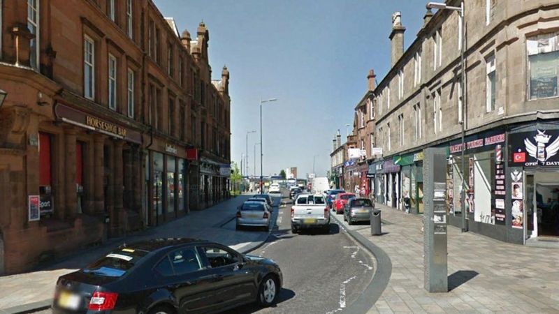 Motherwell disturbance leaves boy and man seriously injured - BBC News