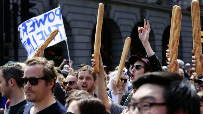 Thousands At March For Europe Brexit Protest Bbc News 