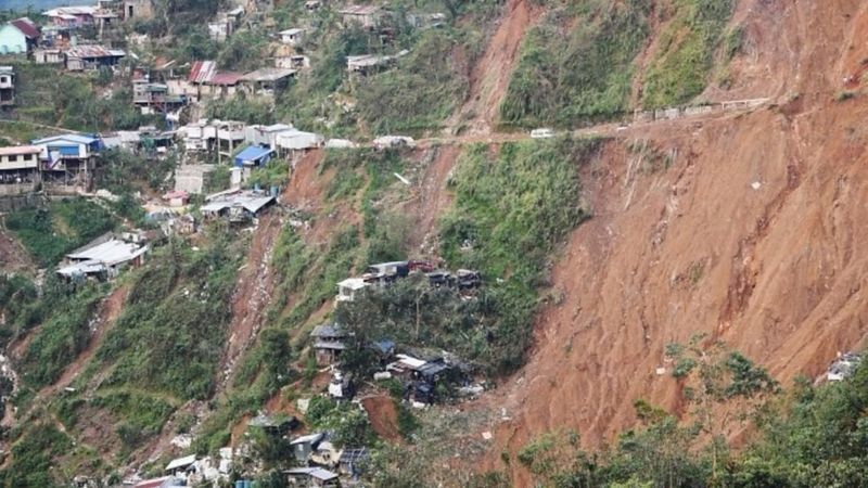 Philippines deadly storm and landslides kill more than 60 - BBC News