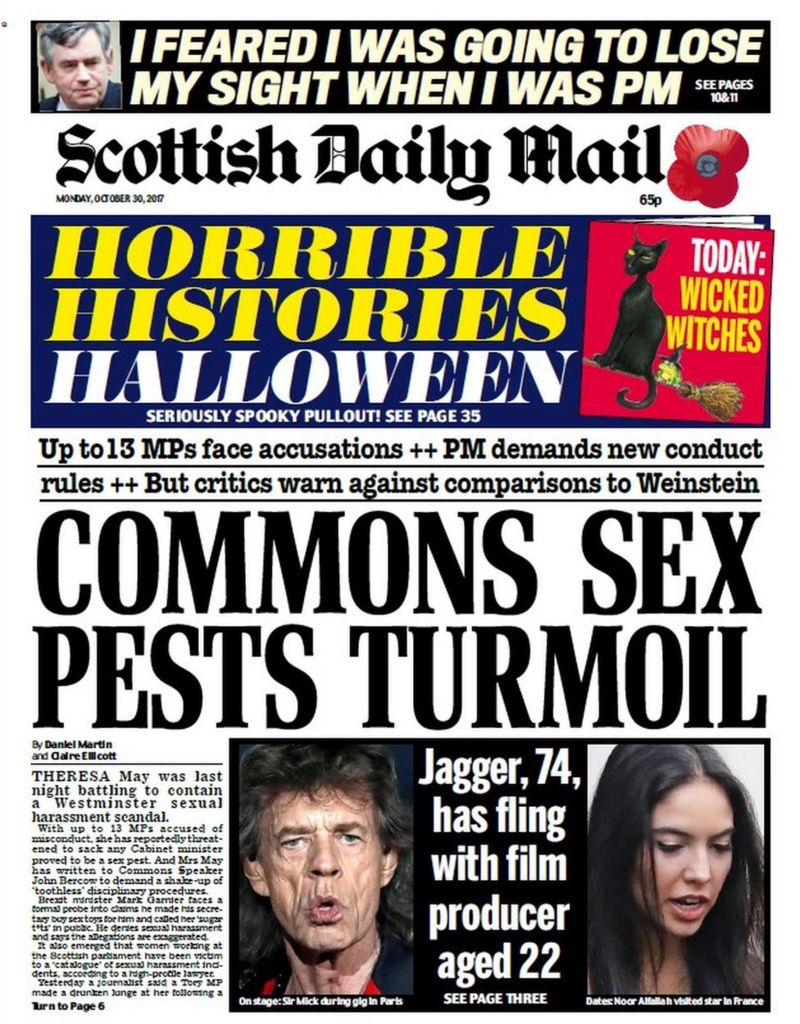 The Papers Sex Pests At Westminster And Holyrood Bbc News