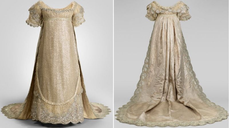 Buckingham Palace: Oldest British royal wedding dress goes on display ...