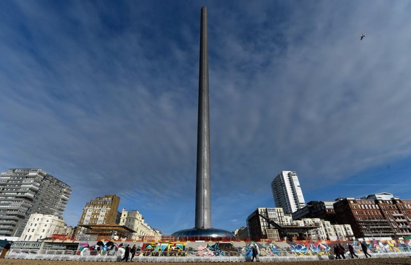 Brighton's i360 tower is world's thinnest BBC News