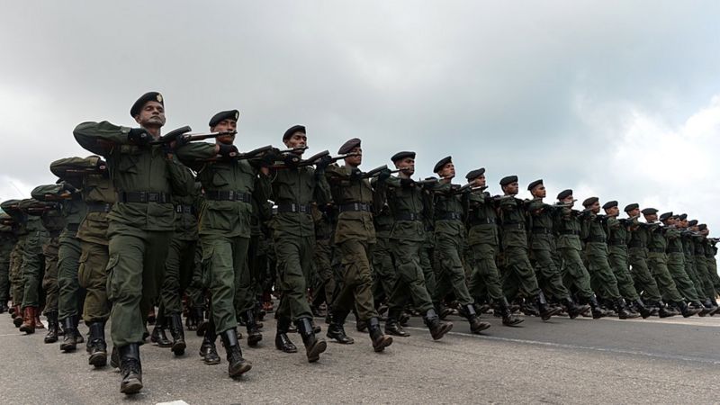 Four Sri Lankan soldiers convicted of raping Tamil woman - BBC News