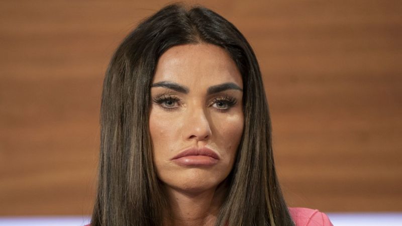 Katie Price Declared Bankrupt For Second Time Bbc