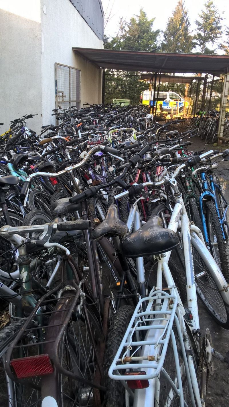 Oxford man arrested after 164 bikes found in back garden BBC News