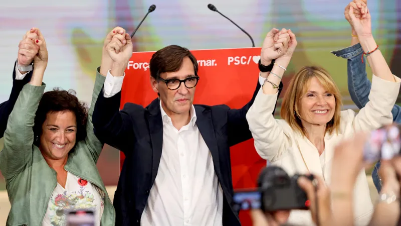 Spain Socialists win Catalan vote as separatists lose ground