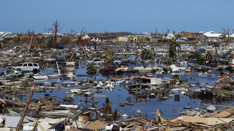 Hurricane Dorian: Path of destruction - BBC News