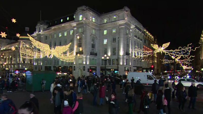 Christmas lights: London's West End in first co-ordinated switch-on