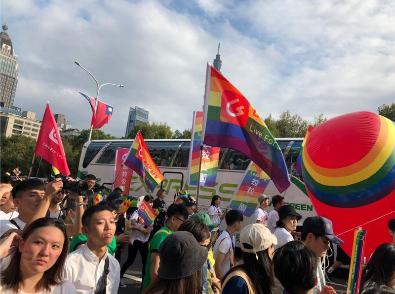图辑：台北举行“2019台湾同志游行”