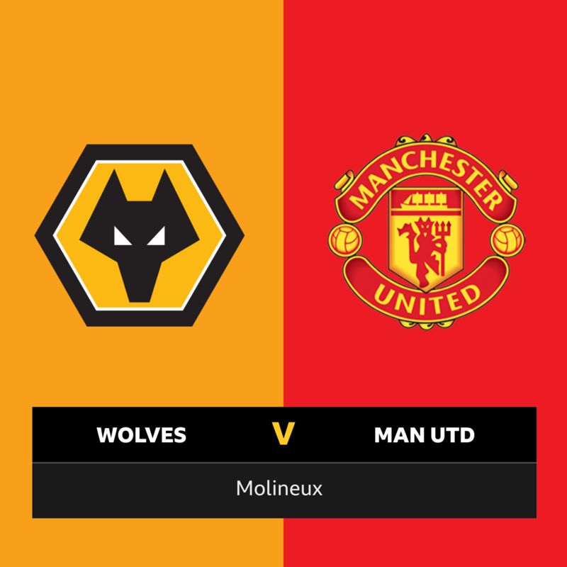 Follow Wolves v Man Utd live BBC Sport