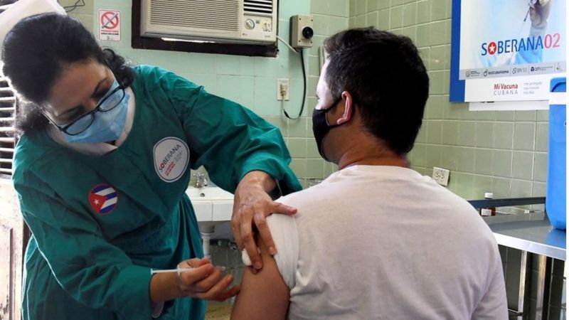 Seit März impft Kuba Gesundheitspesonal und Risikogruppen | Bildquelle: https://t1p.de/g1md © AFP | Bilder sind in der Regel urheberrechtlich geschützt