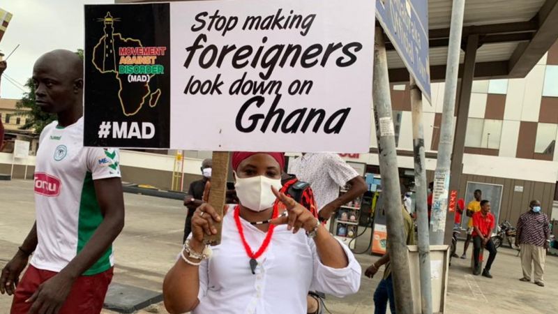Fix The Country Ghana Ghanaians Hit De Streets With Protest Today See Fotos Bbc News Pidgin